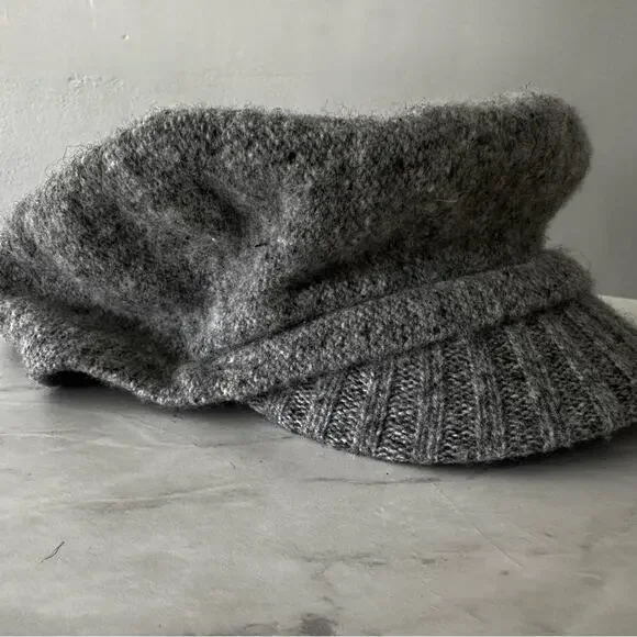 Lauren Ralph Lauren Lambs Wool Winter Billed Hat Cap One Size